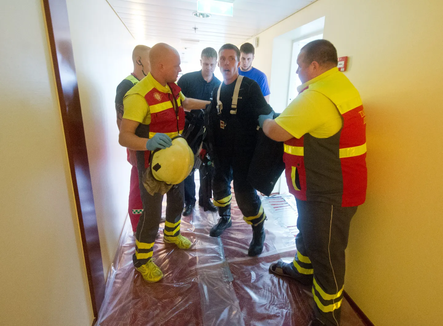 Tõrva päästekomando pealik Alor Kasepõld on rängad hotellitrepid edukalt selja taha jätnud.