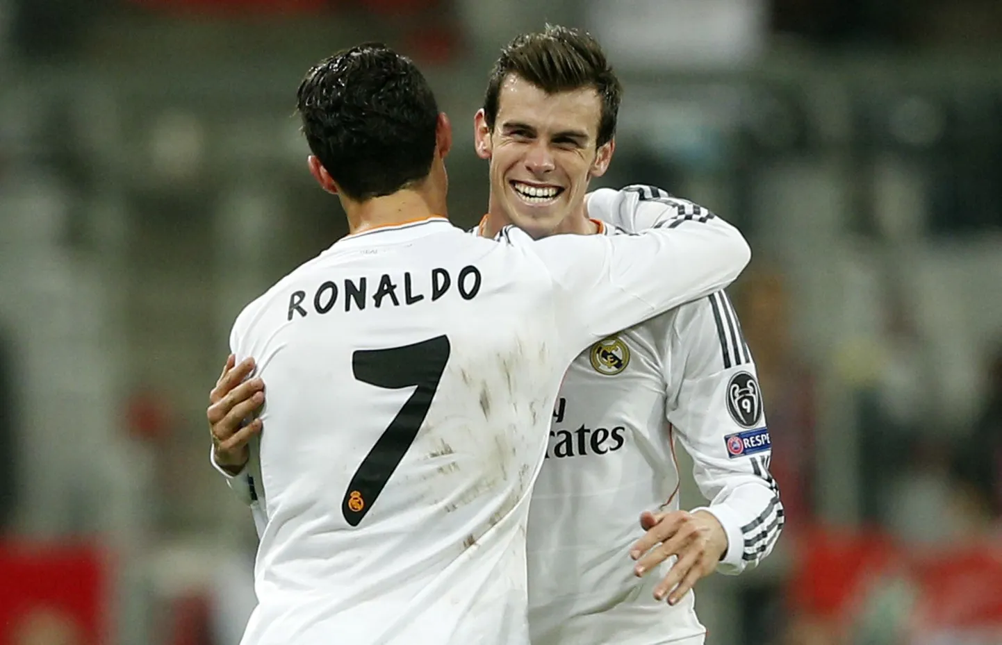 Cristiano Ronaldo ja Gareth Bale.