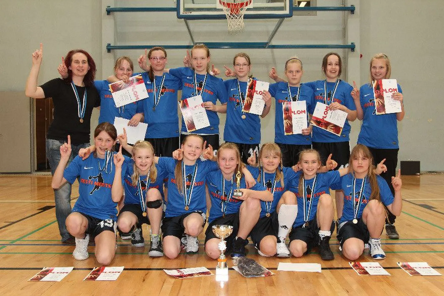 Tartu Kalevi võidukad tüdrukud