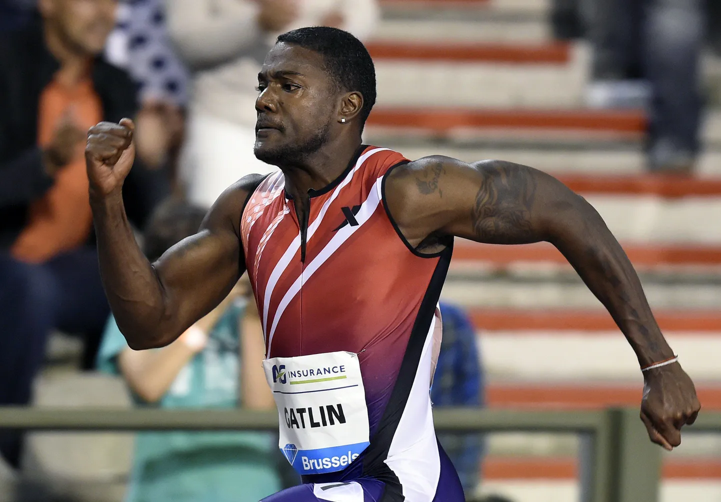 Tänavu 100 m 9,77ga läbinud Justin Gatlin aasta kolme parema meessportlase sekka ei mahtunud.