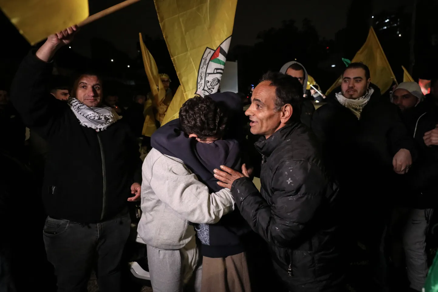 Atbrīvotie palestīnieši.