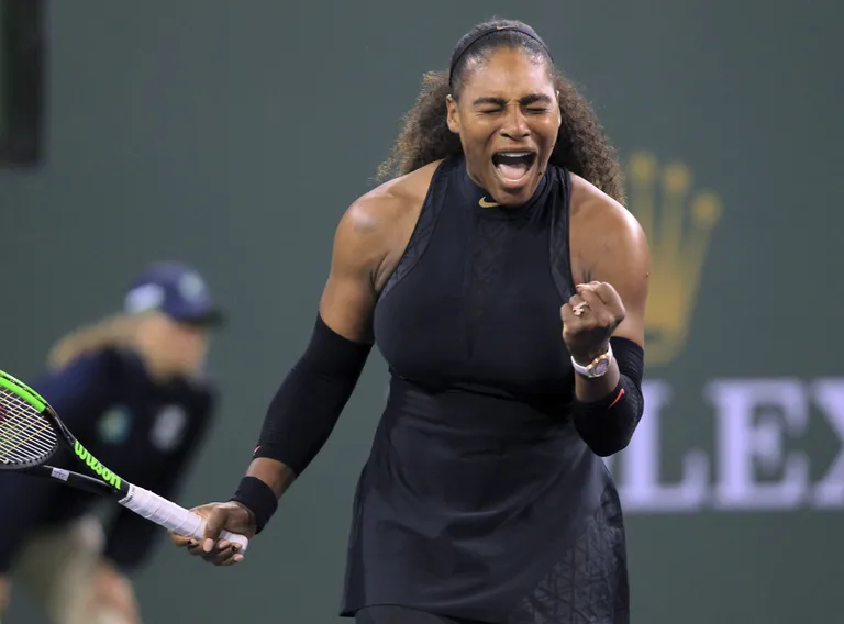 Serena Williams on pulmakutse üle väga õnnelik.