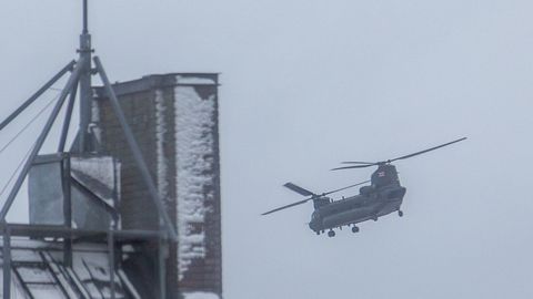 Piltuudis. Tartu kesklinna kohal tegi õhulendu liitlaste helikopter