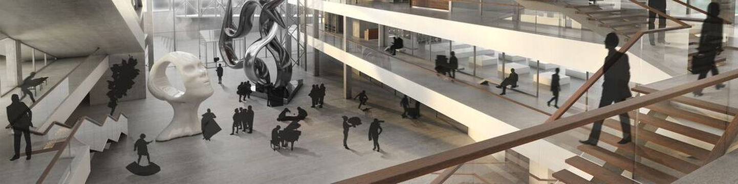 На конкурсе идей для нового здания Академии МВД победил проект под названием «Фаланкс» коллективного авторства архитектурного бюро Arhitekt11 OÜ.