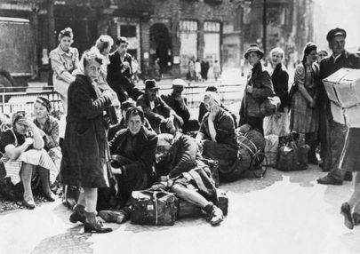 Teise maailmasõja põgenikud. Foto: Scanpix