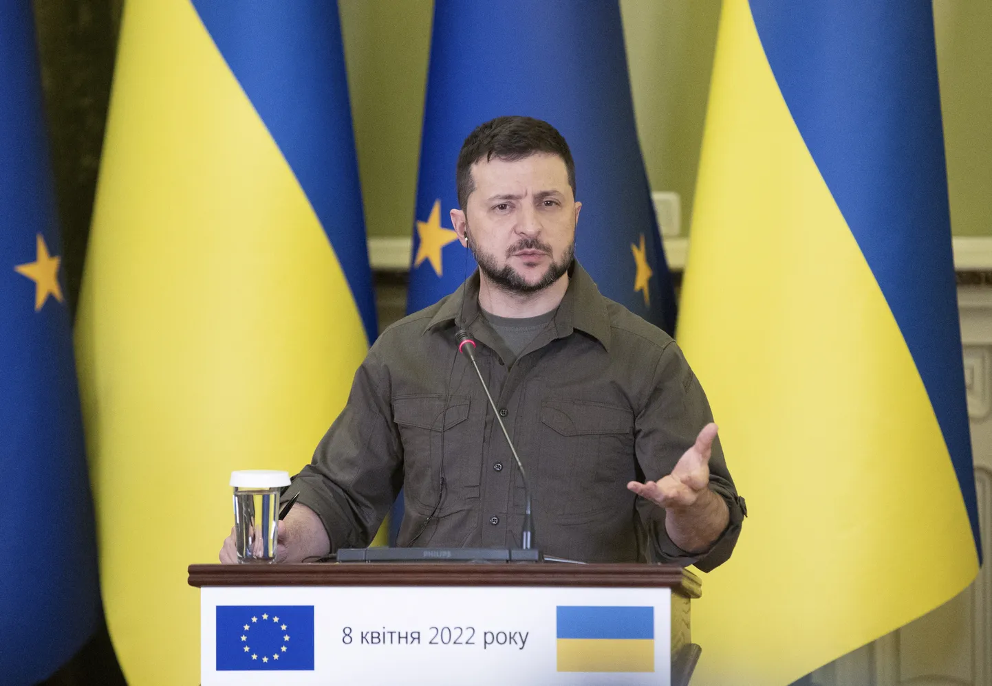 Ukrainas prezidents Volodimirs Zelenskis
