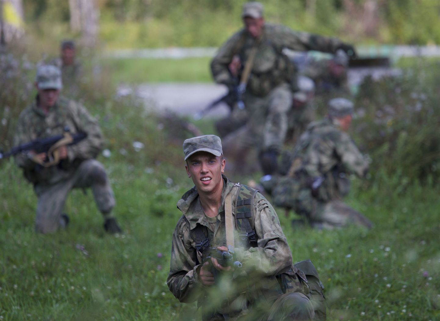 Vene sõjaväelased õppusel.