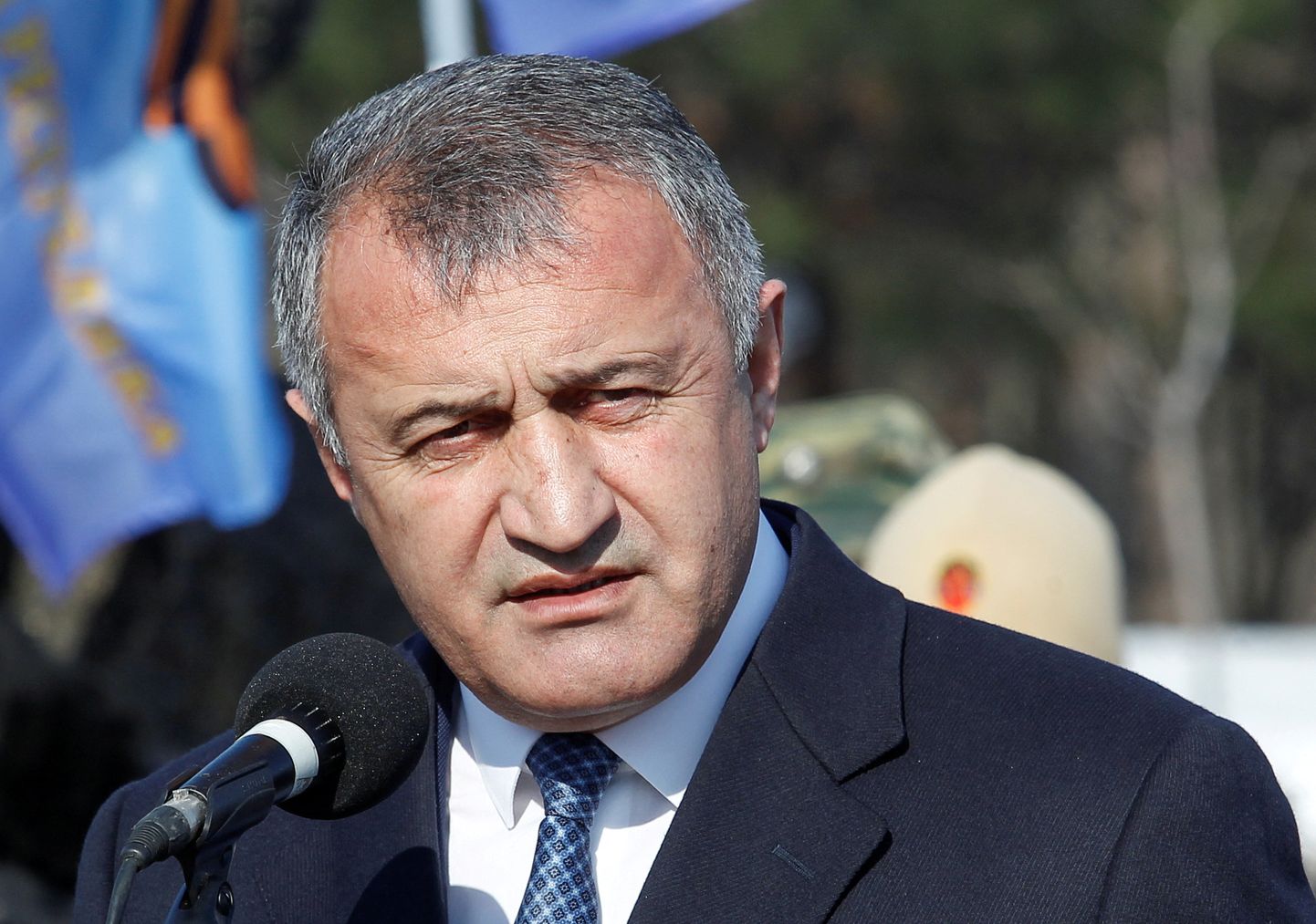 Referendumikava allkirjastanud Lõuna-Osseetia endine liider Anatoli Bibilov.