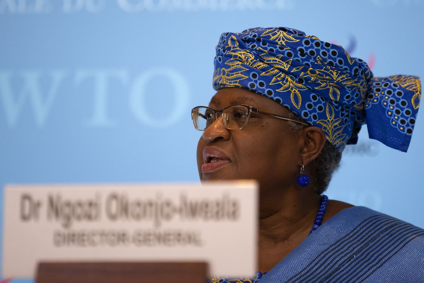 WTO peadirektor Ngozi Okonjo-Iweala.