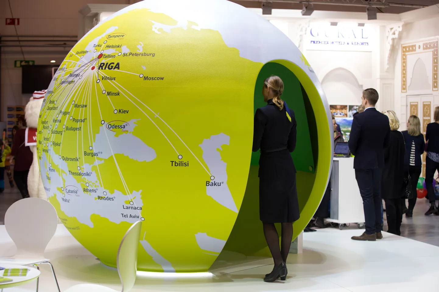 airBalticu boks turismimessil Tourest 2017.