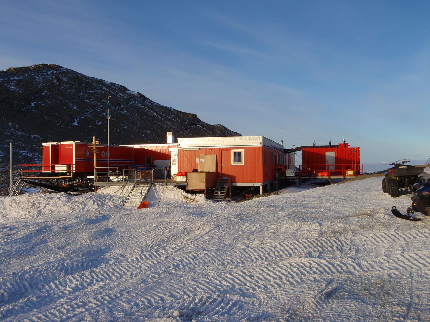 Полярная станция на Земле Королевы Мод в Антарктиде. Иллюстративное фото.