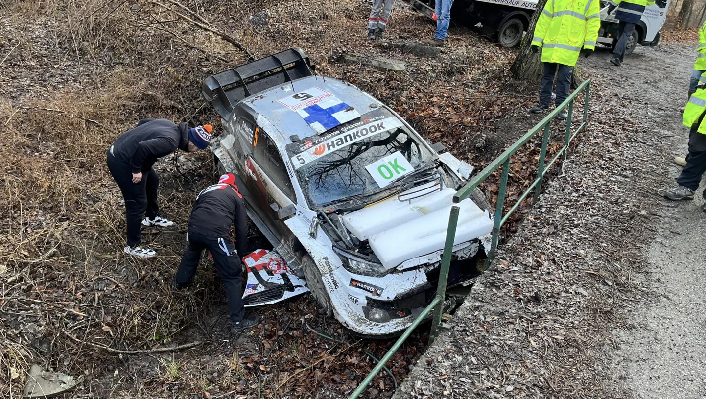 Sami Pajari sõitis teelt välja.