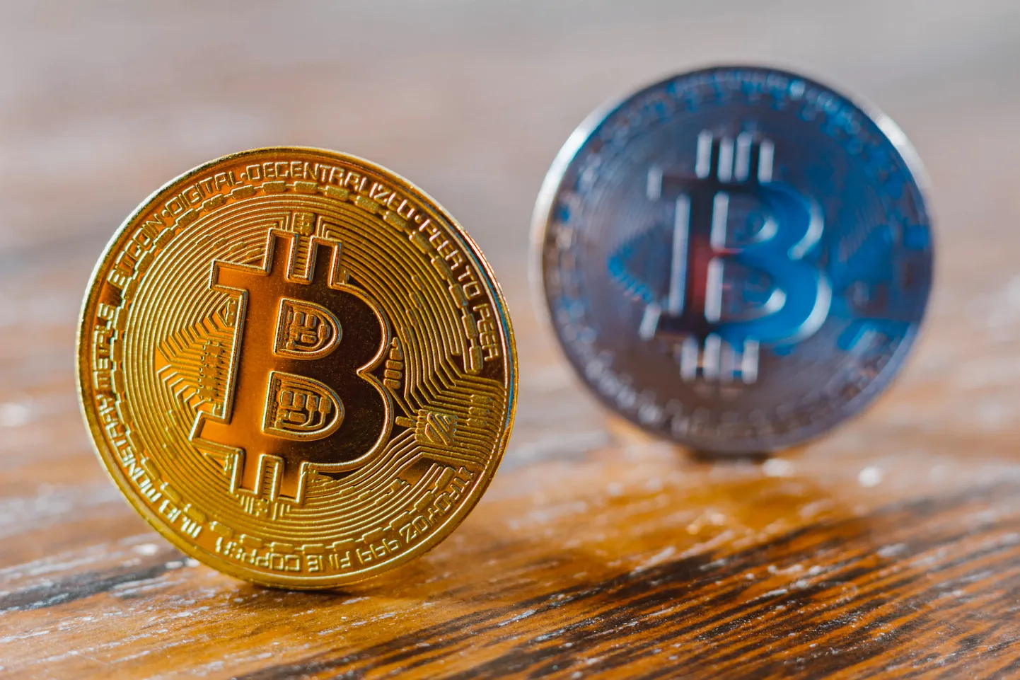 Bitcoini illustratsioon.