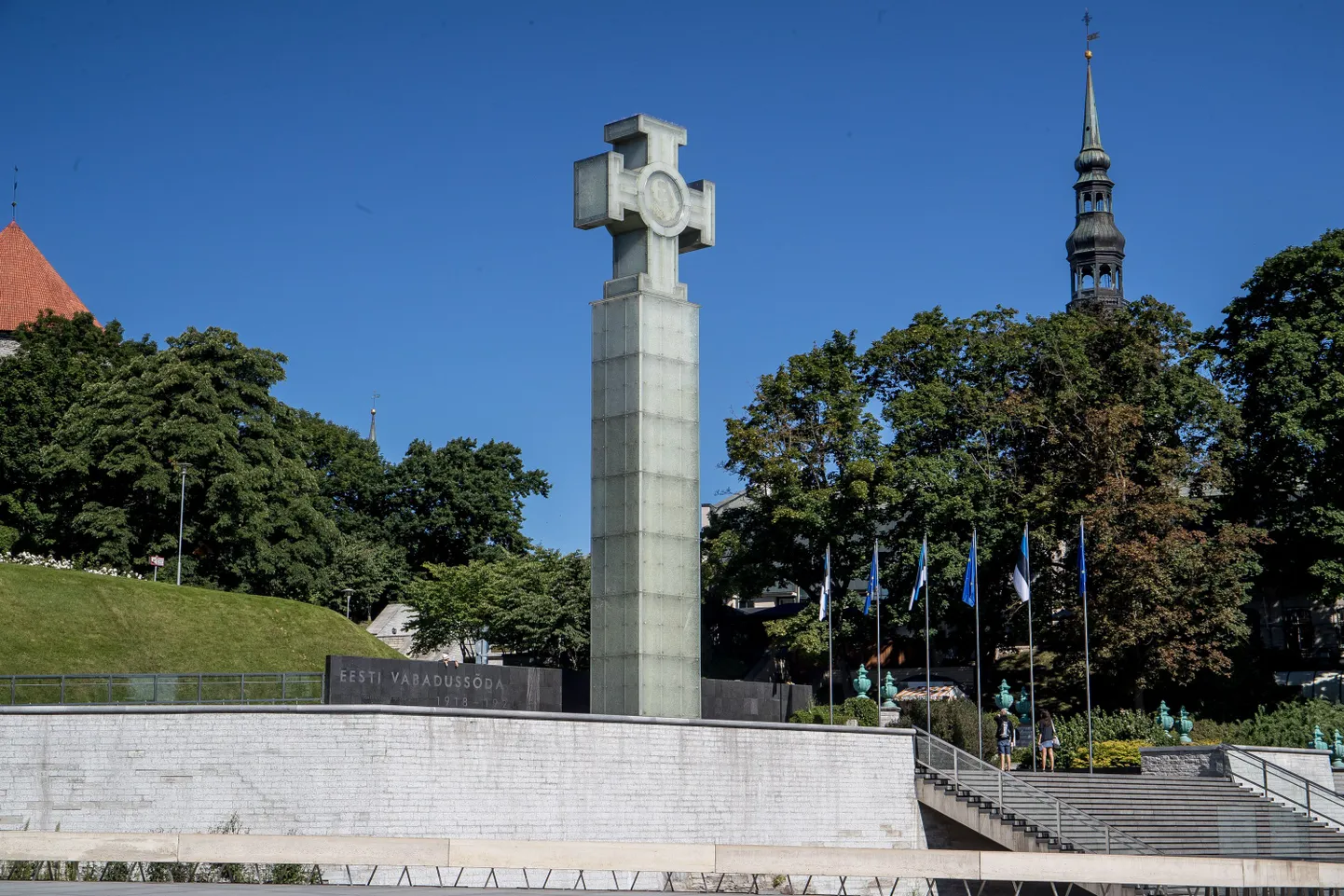 Vabaduse väljak. Vabadussõja võidusammas.
FOTO:SANDER ILVEST/POSTIMEES