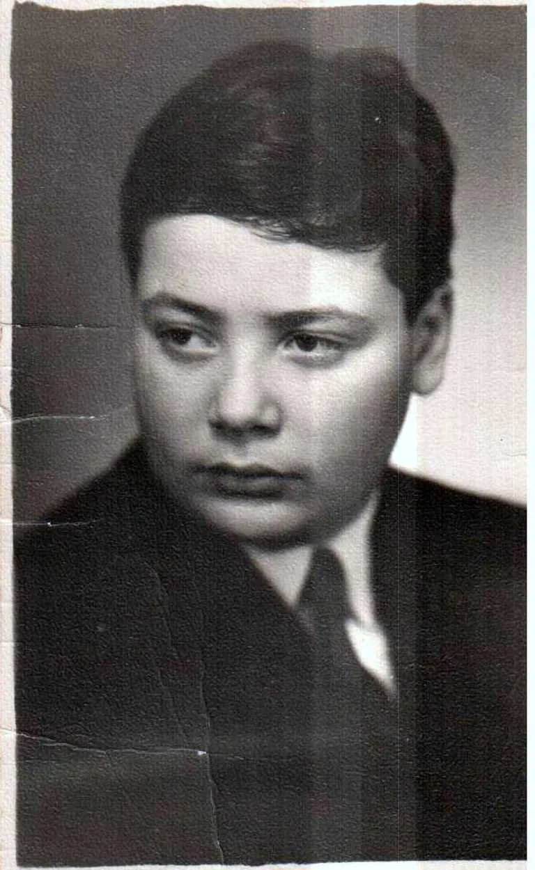 12-летний Самуил в Раквере в 1969 году.
