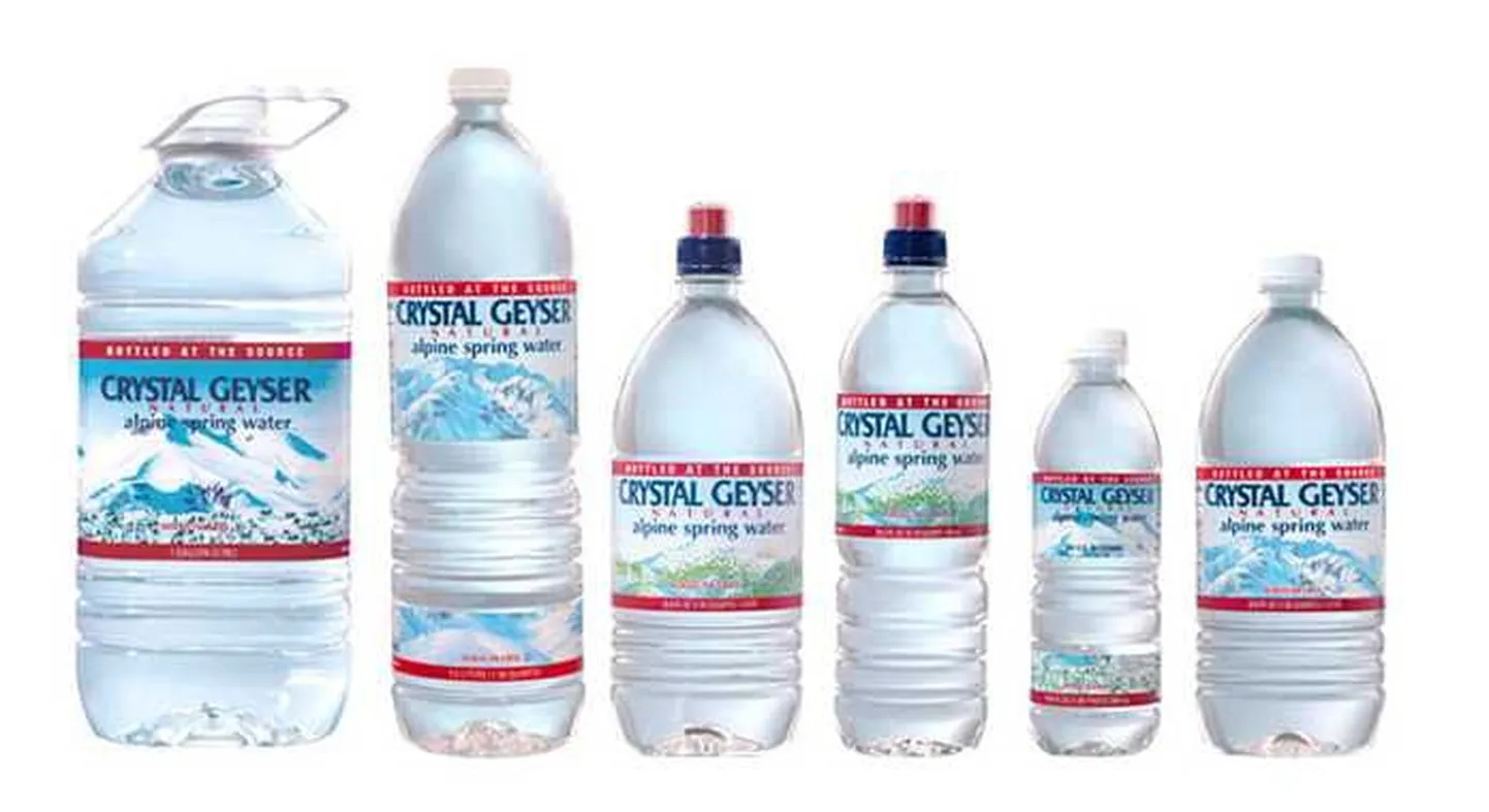 Jaapani firma kutsub USAs tagasi kaheksa miljonit pudelit Crystal Geyser mineraalvett.