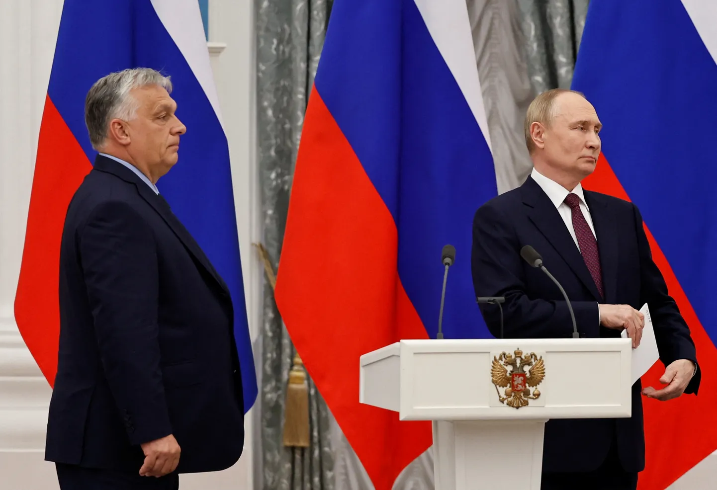 Ungari peaminister Viktor Orbán kohtus Moskvas Venemaa autoritaarse liidri Vladimir Putiniga 5. juulil 2024.
