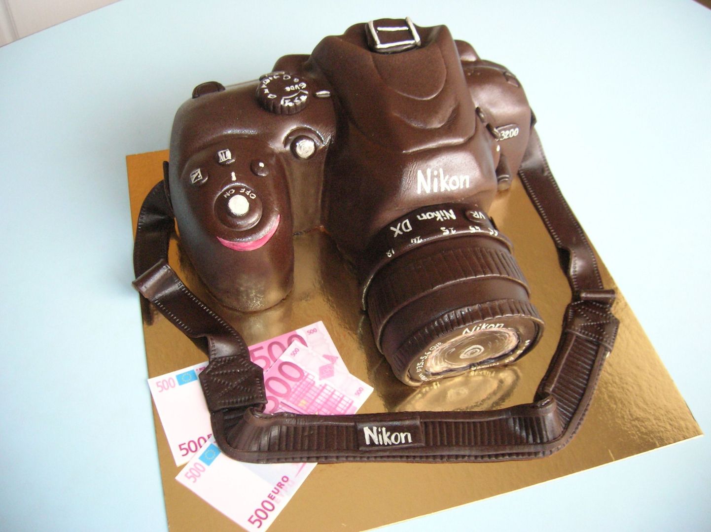 Fotokaamera-tort.