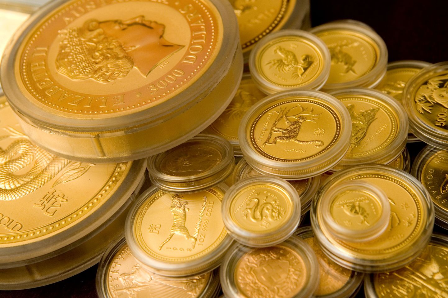Kuldmündid Tavid valuutavahetuses