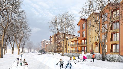 ФОТО ⟩ В скандинавском стиле: в центре Таллинна строится своеобразный дом