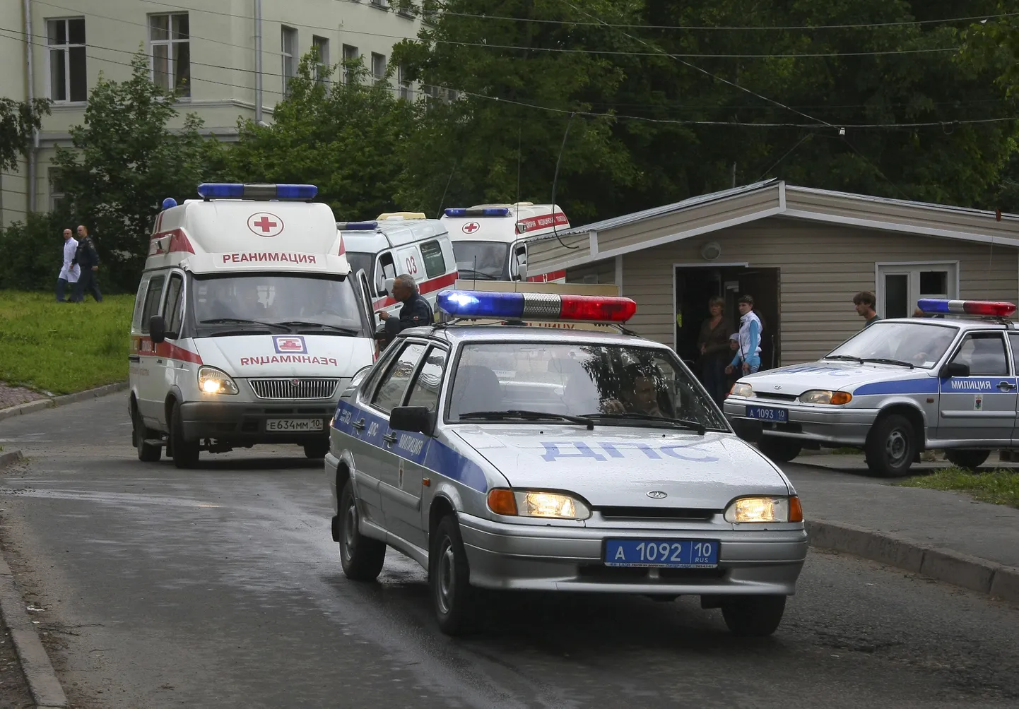 Venemaa politsei ja kiirabi. Pilt on illustratiivne.