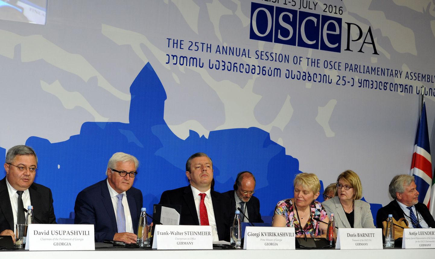 OSCE parlamentaarne assamblee Thbilisis.