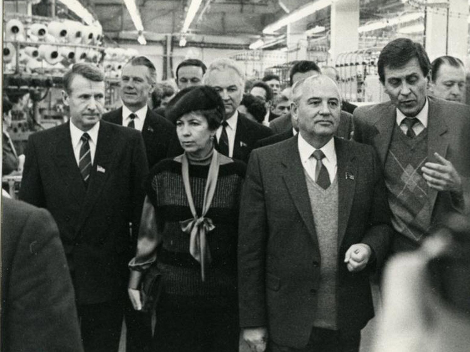 Mihhail Gorbatšov külaskäigul Eestisse 1987. aastal