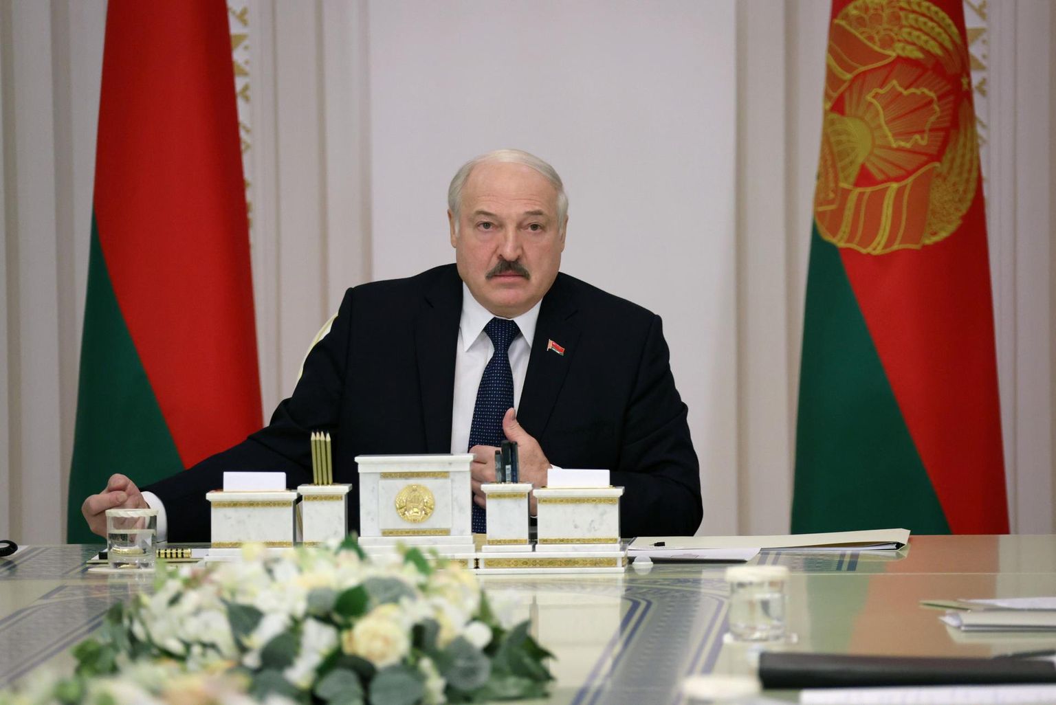 Valgevene president Aljaksandr Lukašenka räägib Minskis migrandikriisist 16.11.2021