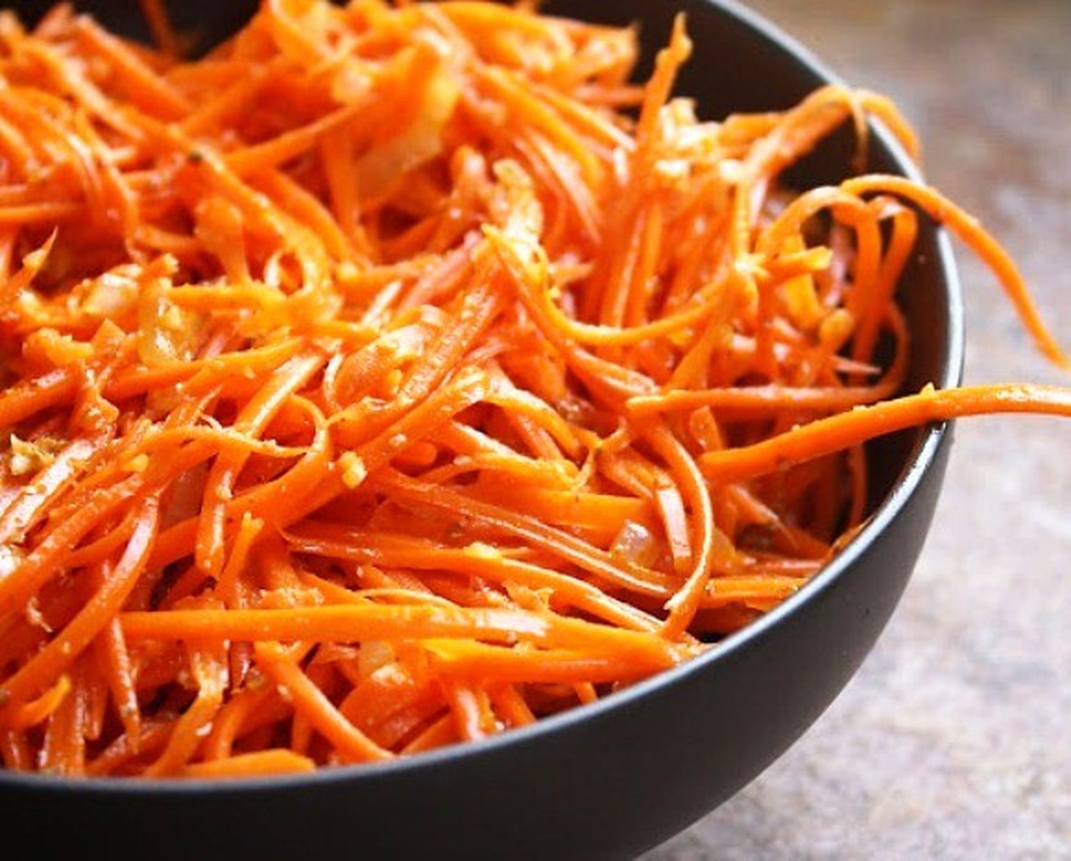 Koeras väga tuntud porgandisalat.
