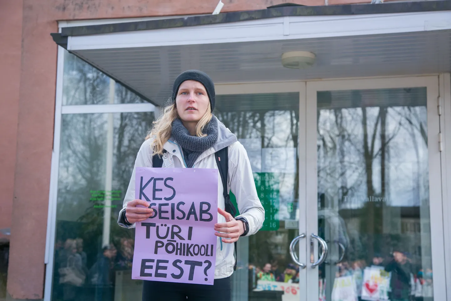 Protestimine Türi koolireformi vastu