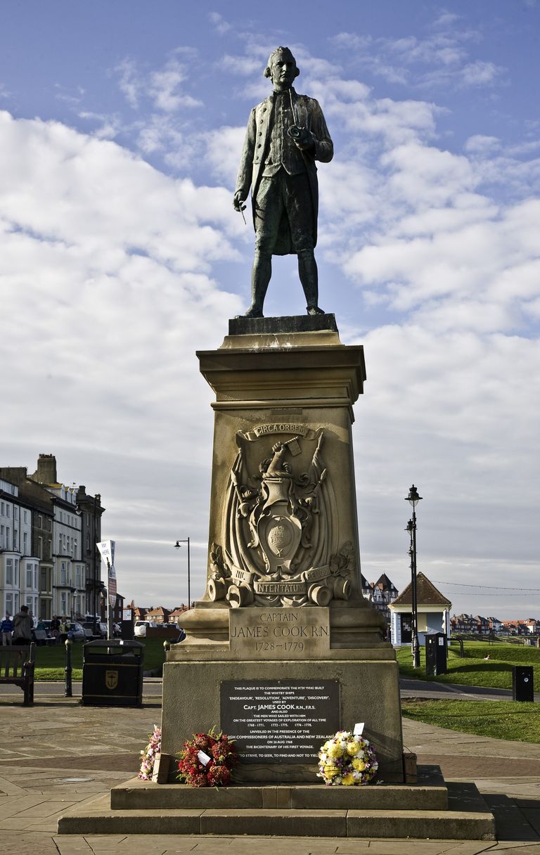 James Cooki mälestusmärk Ühendkuningriigis Yorkshire'is Martonis, kus ta 1728. aastal sündis