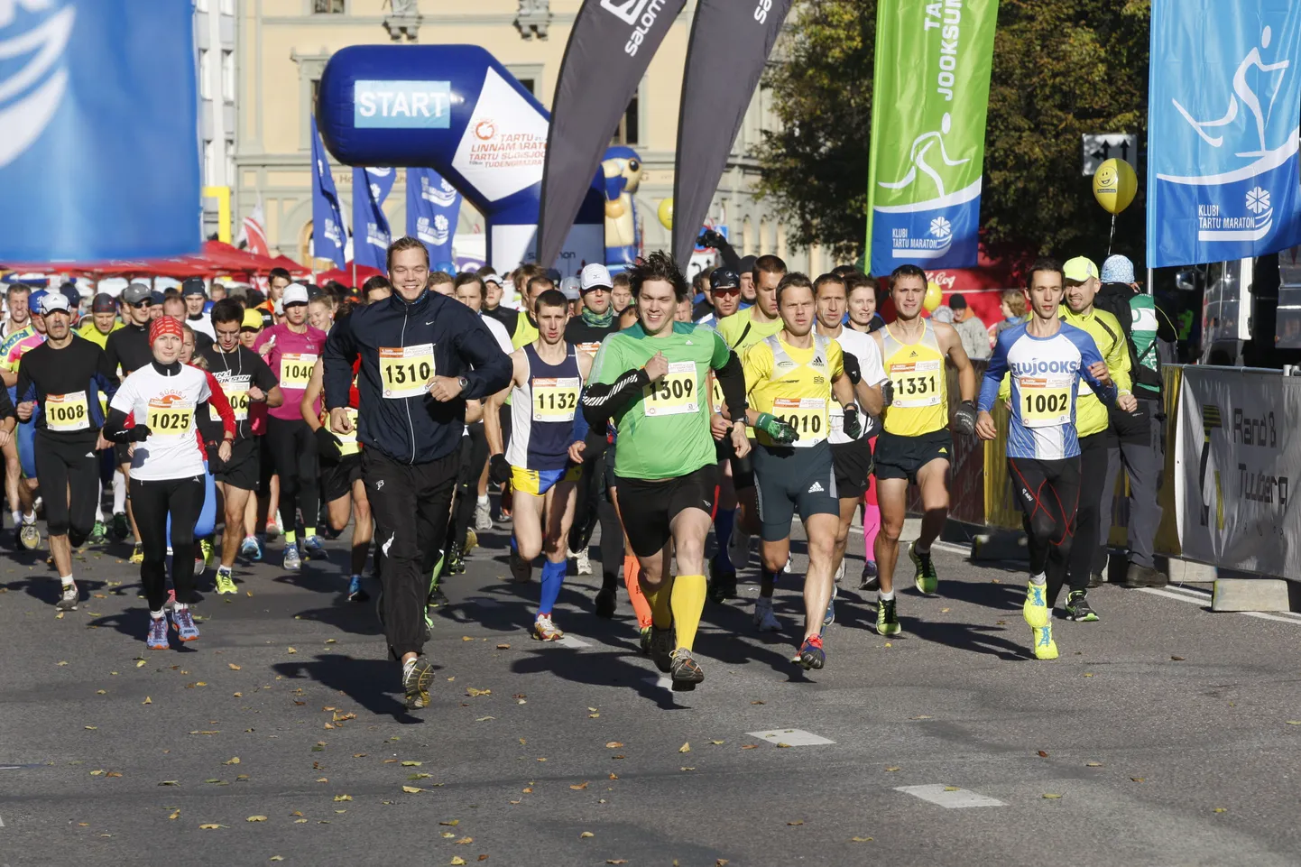 Tartu 2. Linnamaraton. 21 km jooksu start.