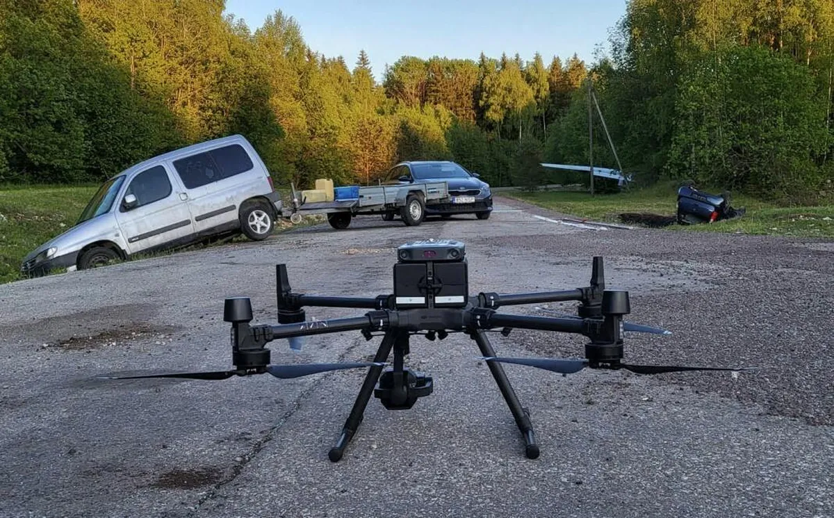 In the future, a police drone may be the first responder to a traffic accident – and in the case of minor incidents, it might even be the only responder, replacing the need for a police officer on-site.