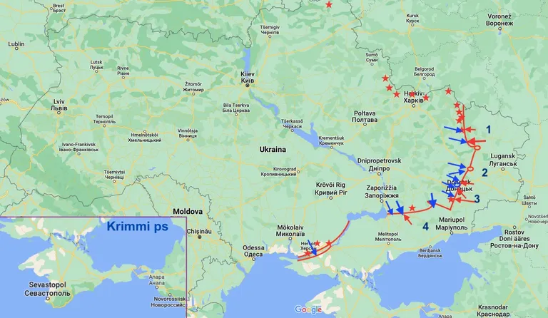 Ukraina 15.07.2023 seisuga