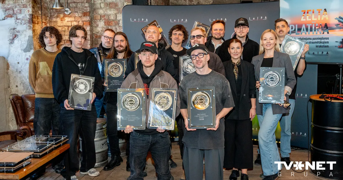 Latvian Music Awards 2024: Gold and Platinum Certificates for Top Artists