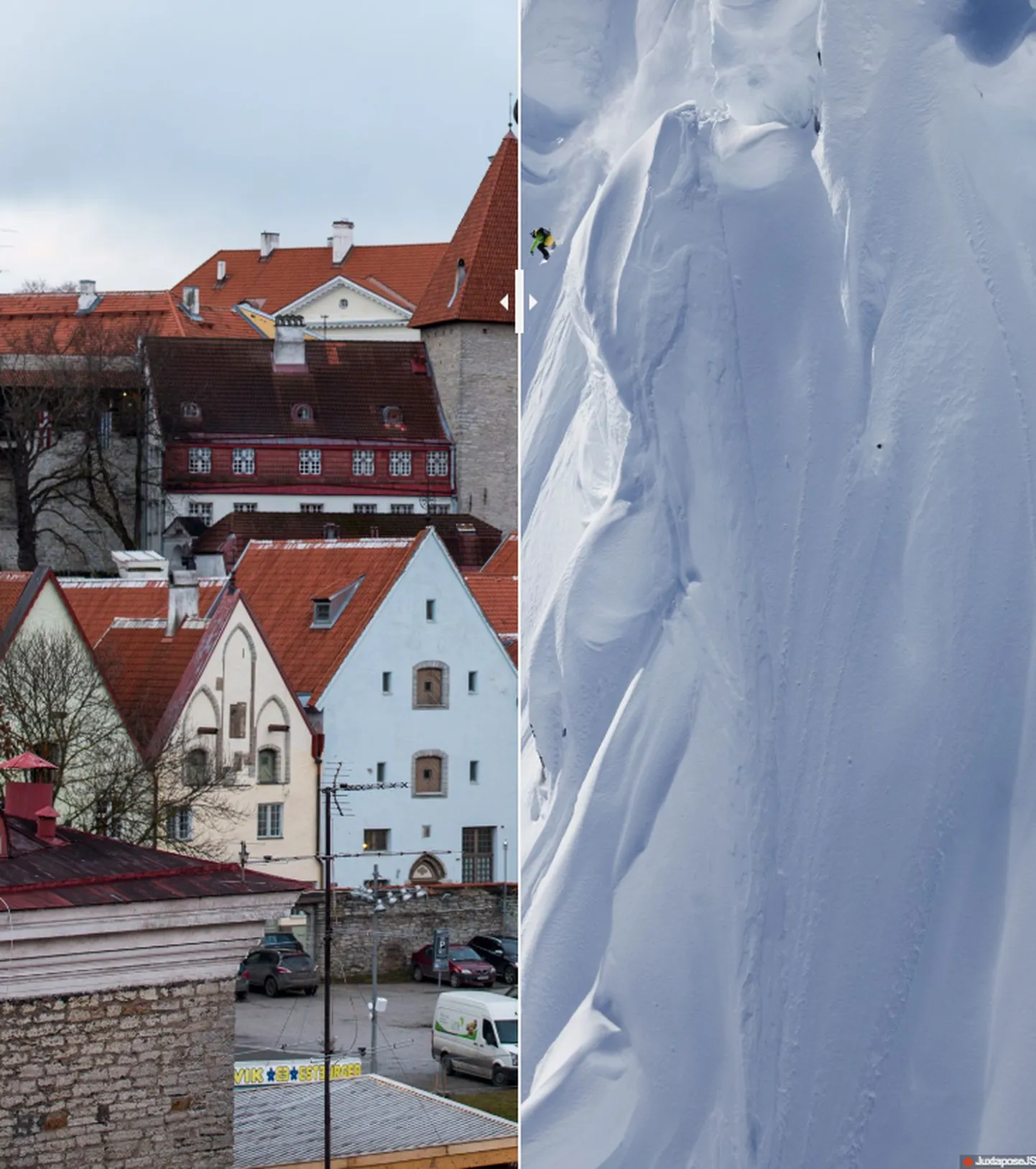 Detsembrikuu pildid Tallinnast ja Gröönimaast