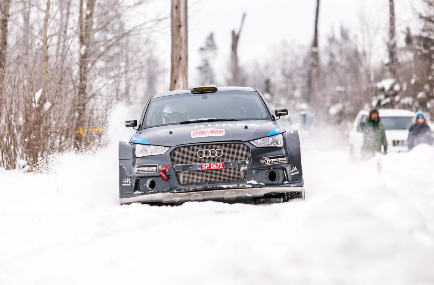 Otepää talveralli 2021. aastal. Margus Murakas Audi S1 protoautoga.