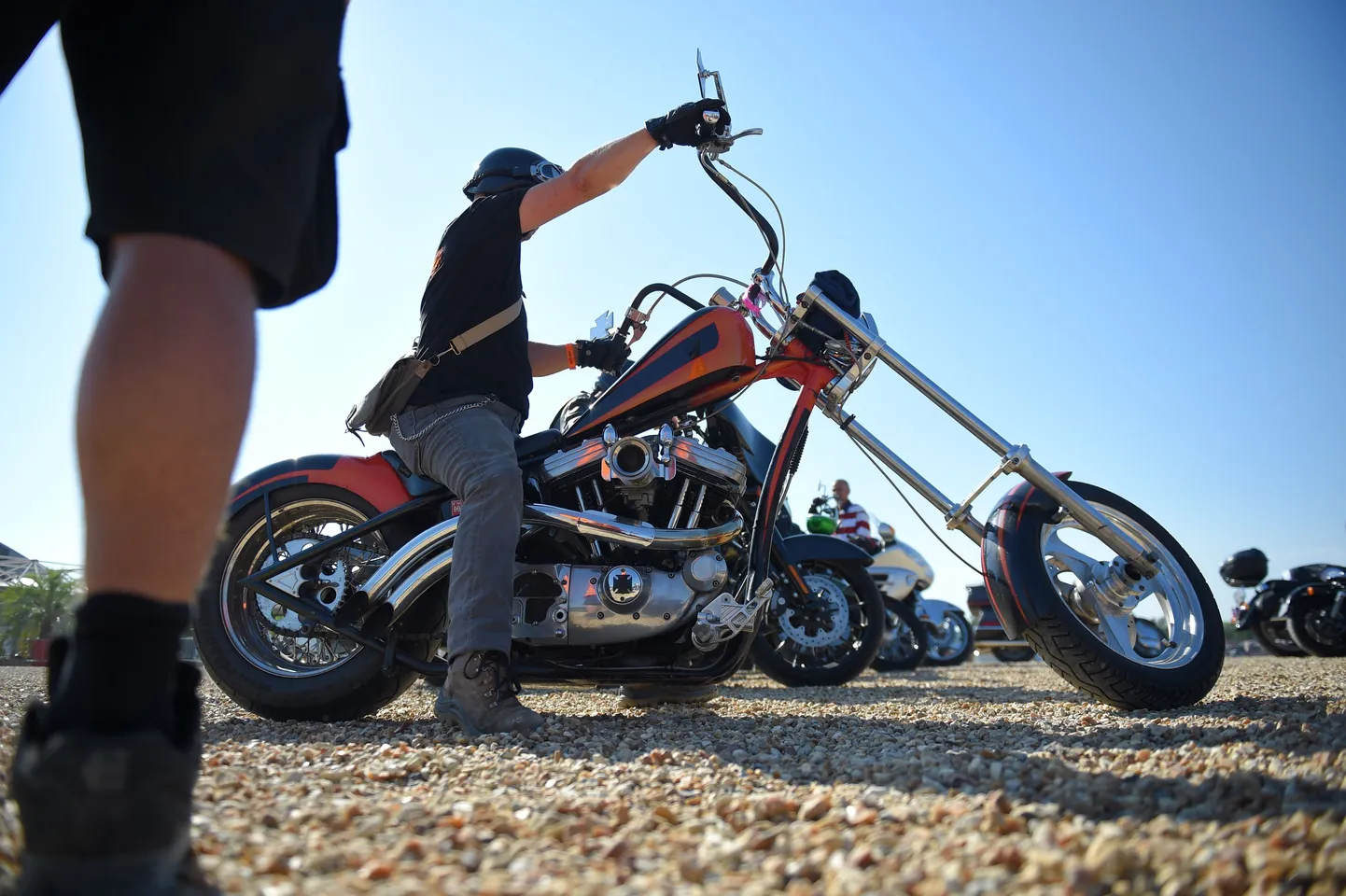 Harley Davidsoni mootorratas.