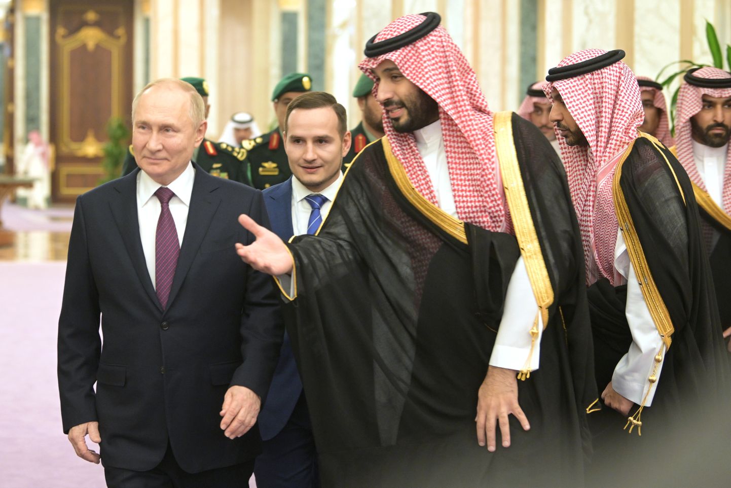 Putin ja Saudi Araabia de facto valitseja kroonprints Mohammed bin Salman.