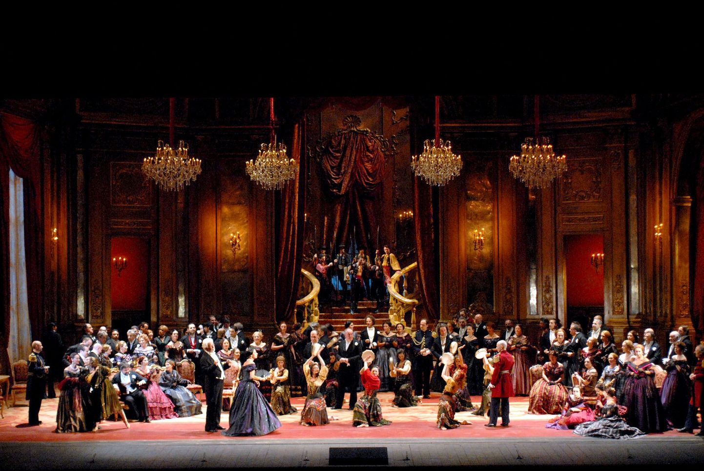"La Traviata" etendus La Scala ooperiteatris.