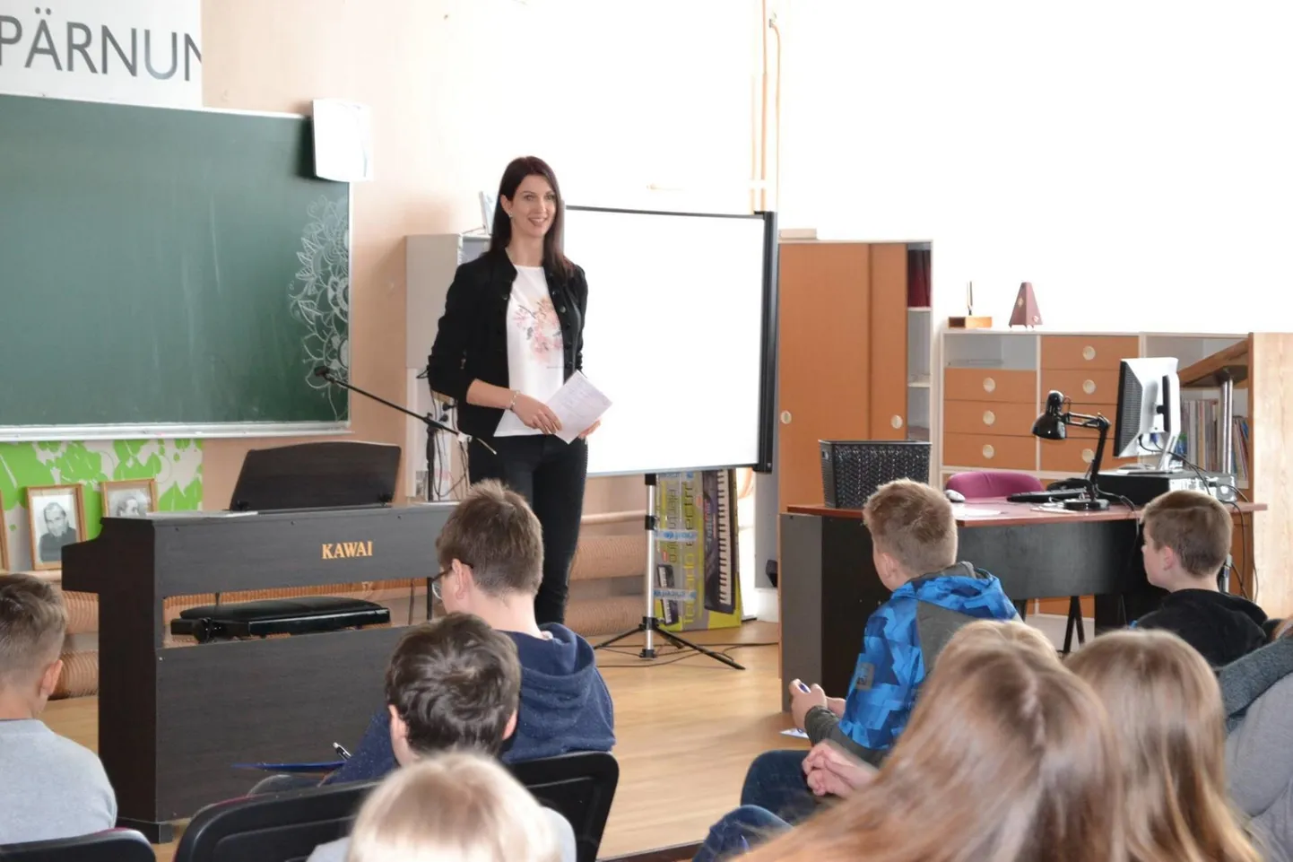 Tarkvaraarendaja Aino-Silvia Tali sooviks teinekordki külalistunde anda, siis juba gümnasistidele.