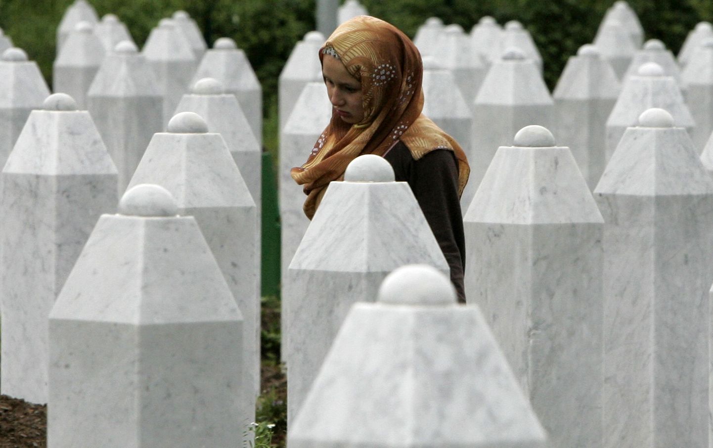 Srebrenica massimõrvas hukkunute memoriaal.