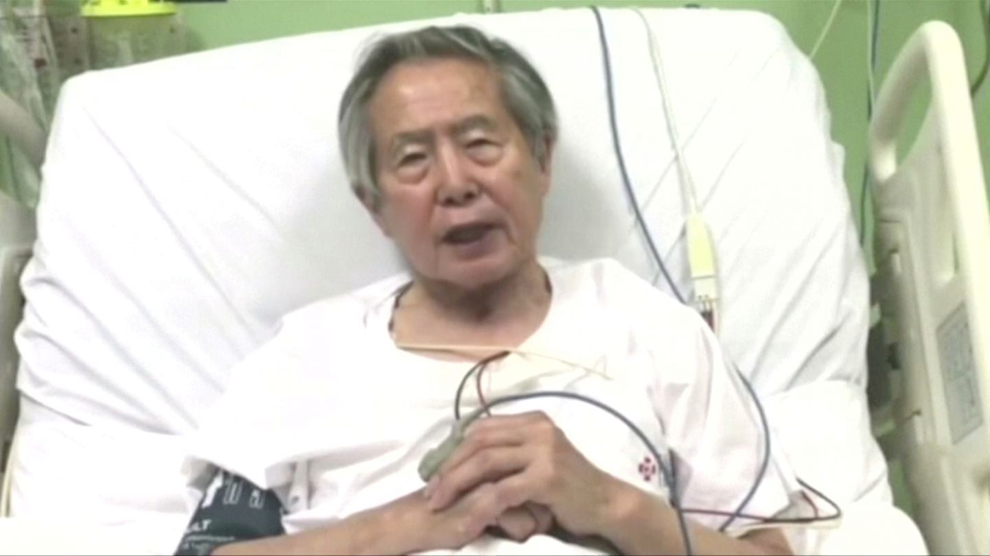 Ekspresident Alberto Fujimori haiglas.