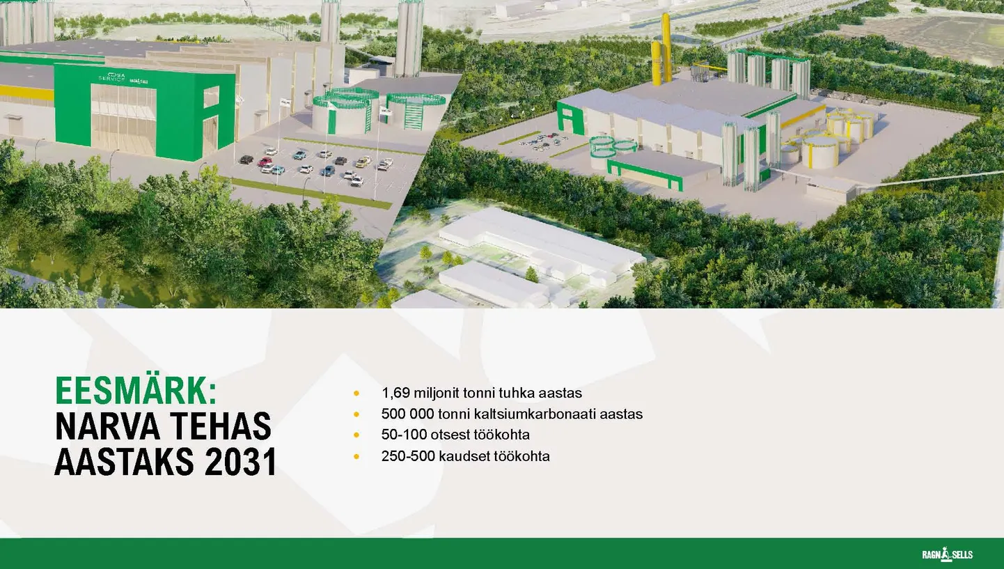 Так мог бы выглядеть в будущем завод "Ragn-Sells" по переработке сланцевой золы.