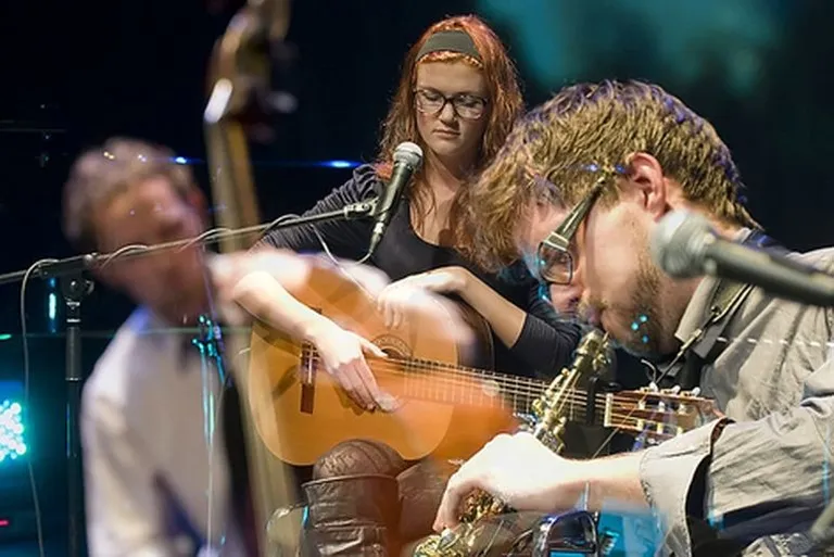 Trio: Erko Niit, Laura Junson & Kristjan Mazurtchak.