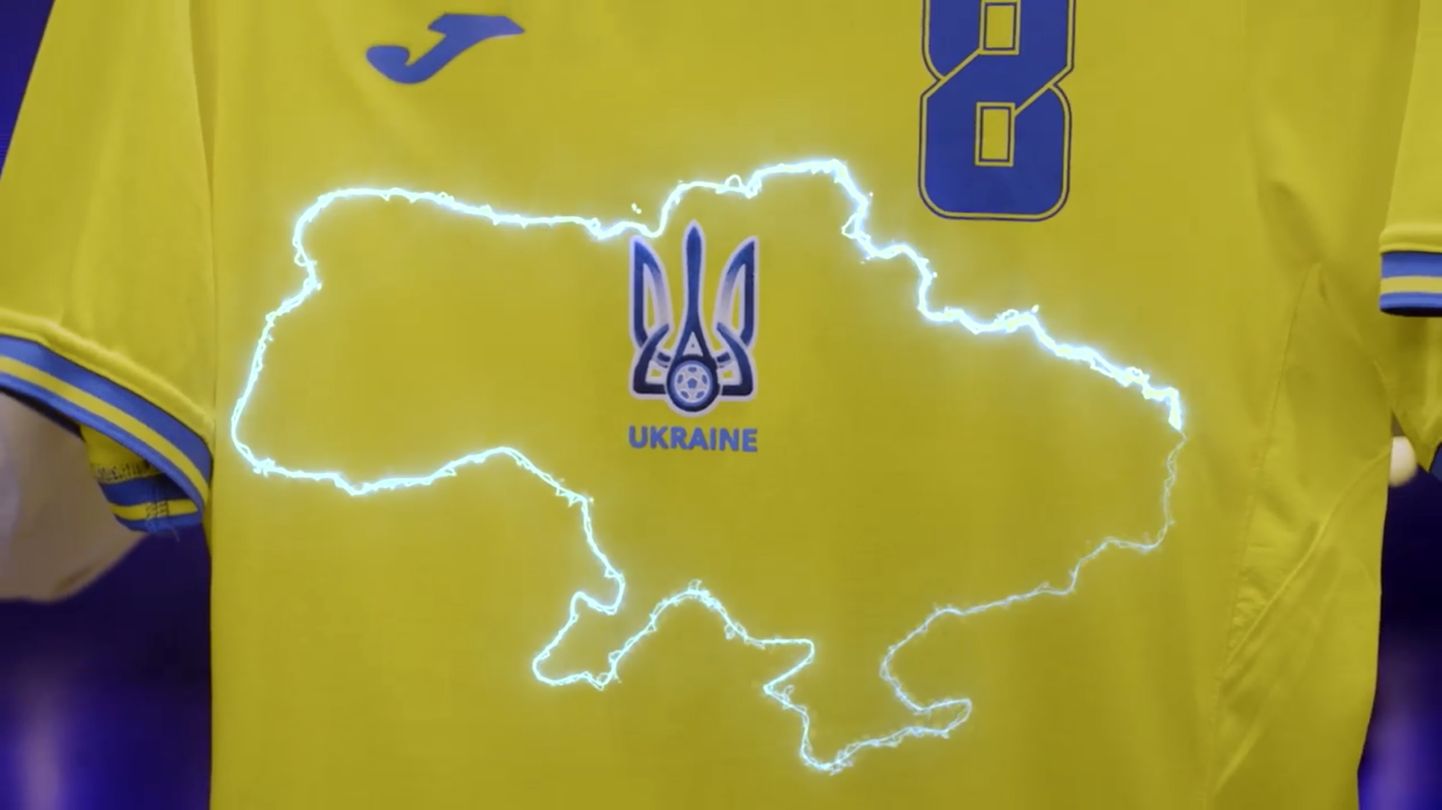 Ukraina jalgpallikoondise särk.