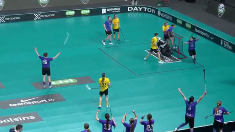 VIDEO ⟩ NND/RJTC florbolistes izcīna Latvijas čempioņu titulu