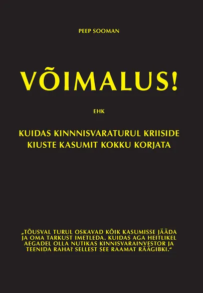 Peep Soomani uus kinnisvararaamat.
