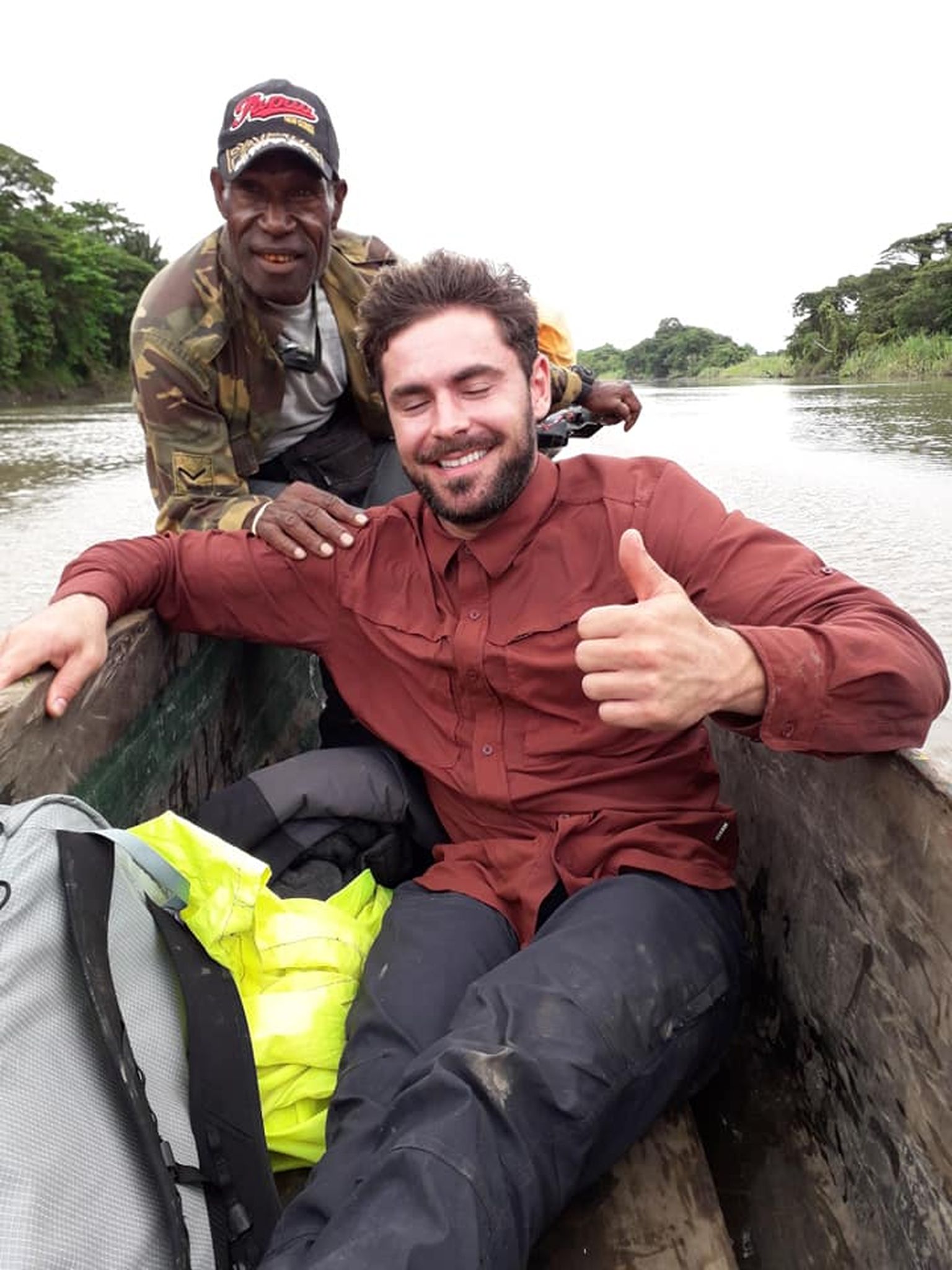 Zac Efron koos giid Cyril Taraga.
