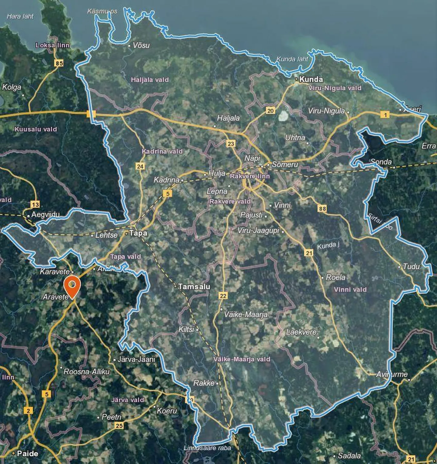 Liiklus võib olla häiritud 19.–21. septembril Lääne-Virumaa edelaküljel.
